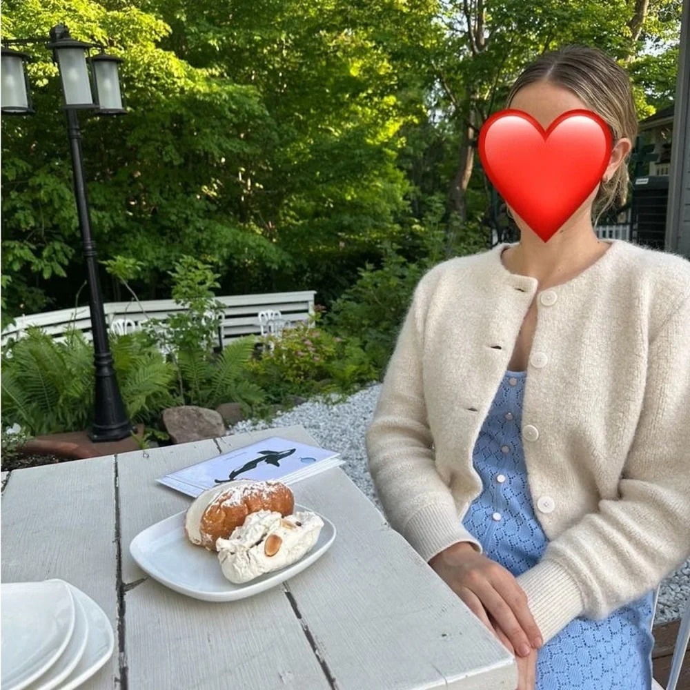 Sandro Cream Women's Cardigan - Picture 6 of 7